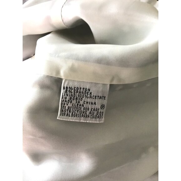 LE SUIT PETITE- WOMENS BLACK WHITE COTTON PULL OVER TOP SIZE 16P - Picture 6 of 6